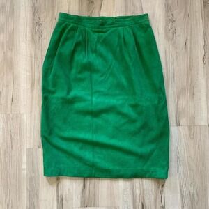 Vintage 1970s midi skirt with pockets and zip up waist Carlisle sz 10